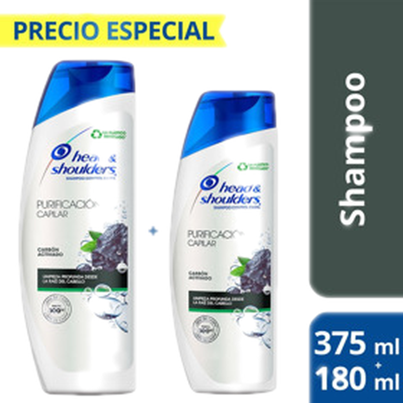 Head&shoulders Sh. Purificacion Capilar+sh. Pack [375+180 Ml]