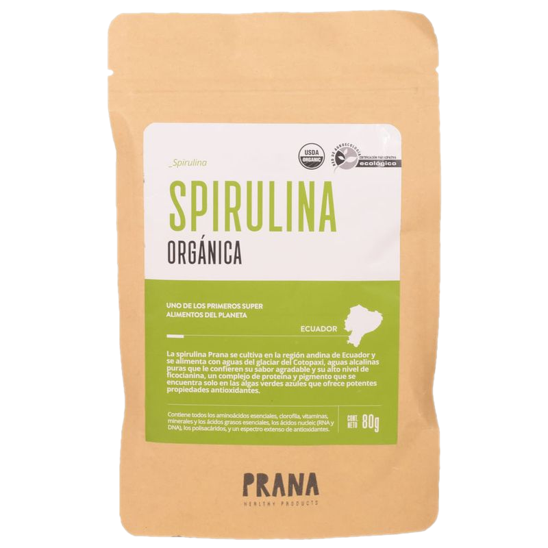 Spirulina Orgánica Prana 80 G