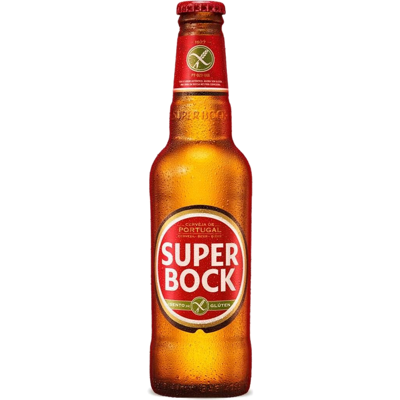 Cerveza Super Bock Premium Lager Sin Gluten 330 Ml