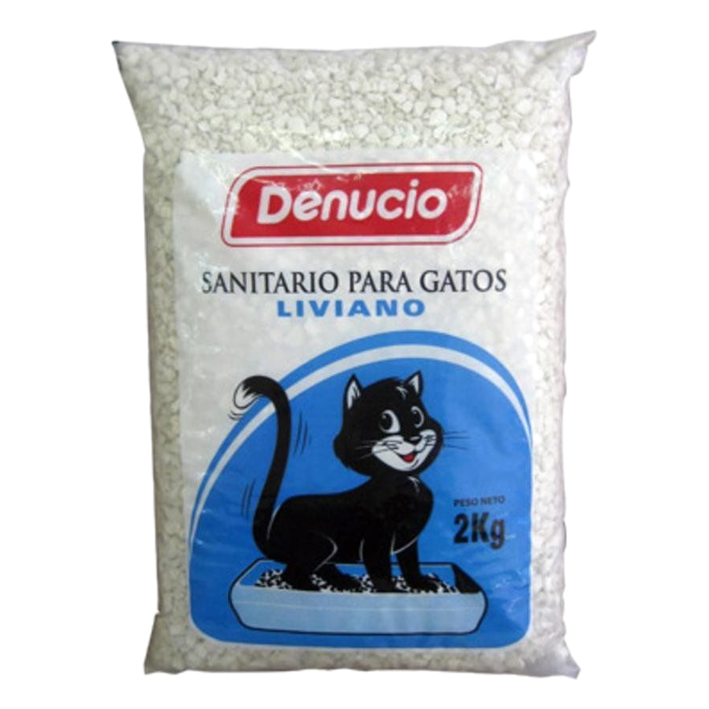 Piedras Sanitarias Denucio Para Gatos Liviano 2 Kg