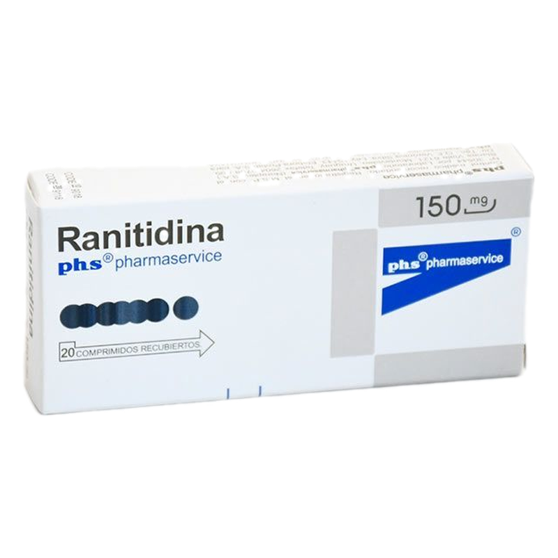 Ranitidina Phs 150 Mg X 20 Comprimidos