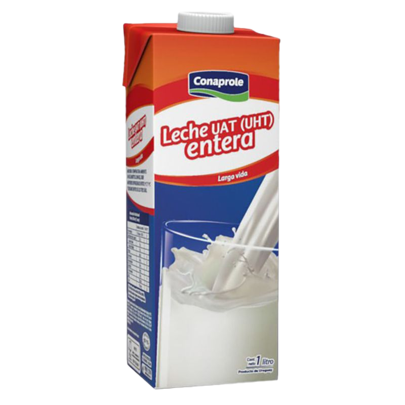 Leche Entera Conaprole Larga Vida 1 L