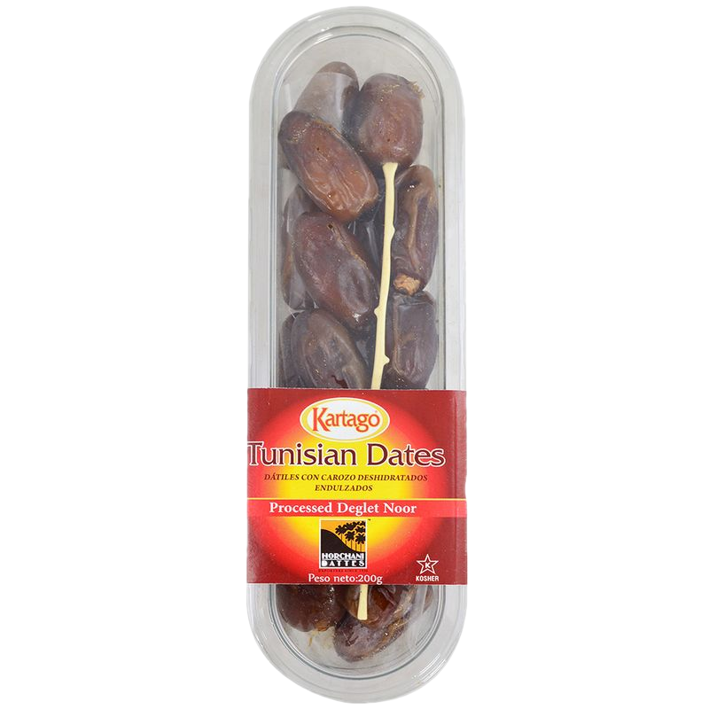 Dátiles Con Carozo En Bandeja Kartago 200 G