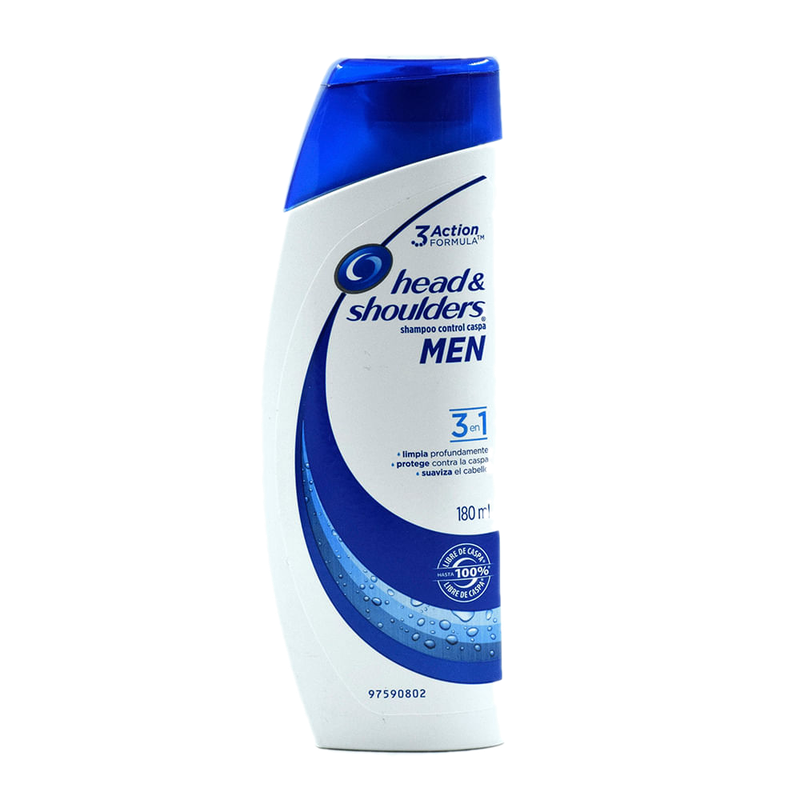 Shampoo Head & Shoulders 3 En 1 For Men 180 Ml