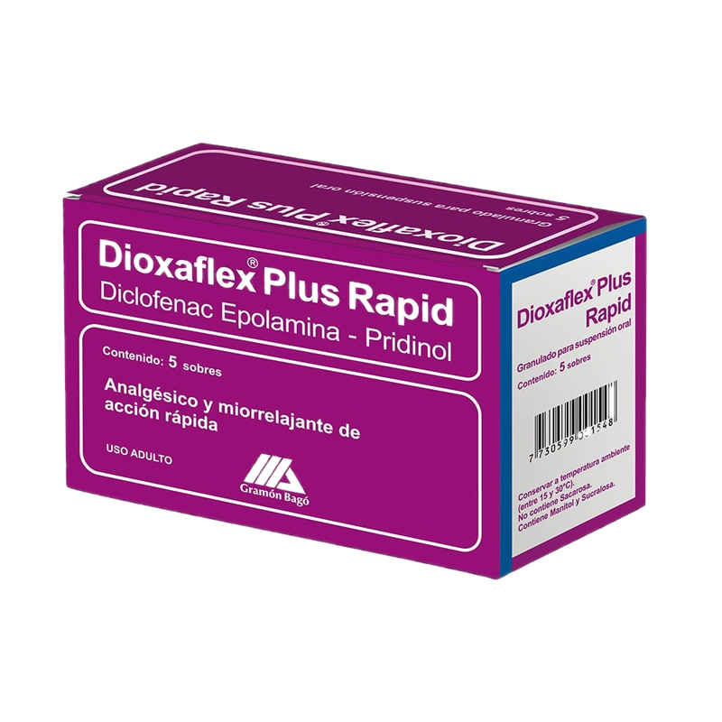 Dioxaflex Plus Rapid 65 Mg/4 Mg 5 Sobres