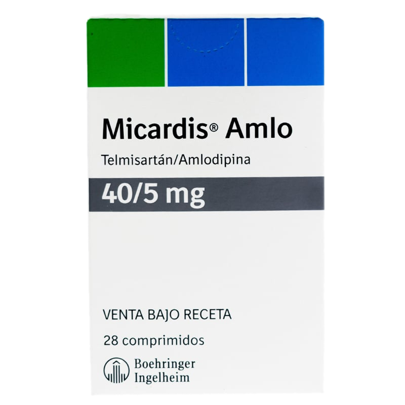 Micardis Amlo 40 Mg /5 Mg 28 Comprimidos