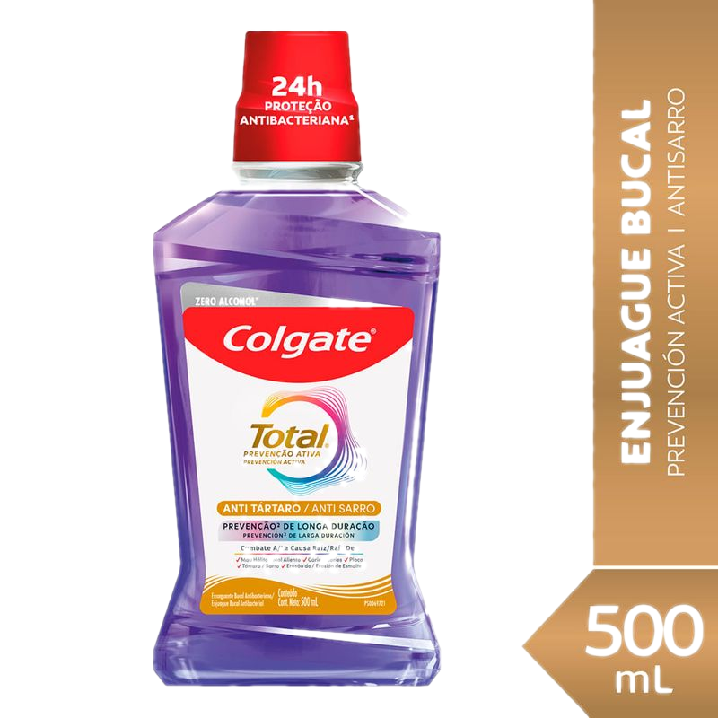 Enjuague Bucal Colgate Total 12 Anti Sarro 500 Ml