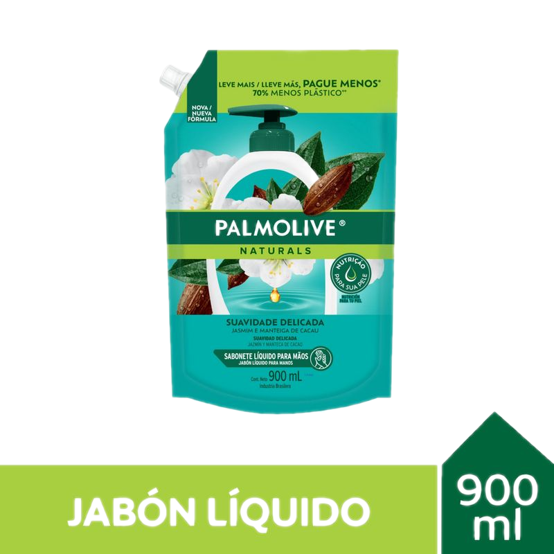 Jabón Líquido Palmolive Natural Jazmín Y Cacao