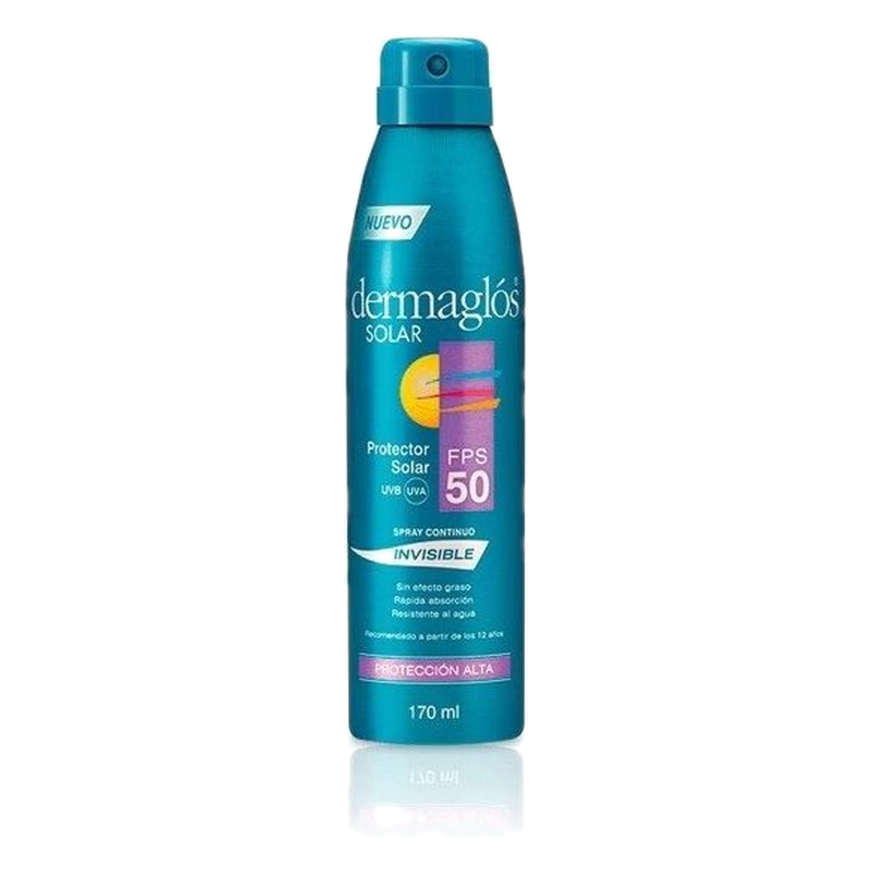 Protector Solar Dermaglós Spray Continuo Spf50 170 Ml