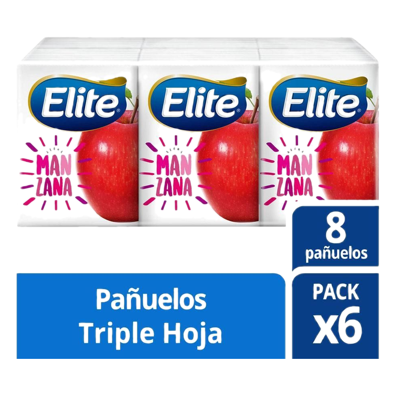 Pack De 6 Paquetes De Pañuelos Elite Pocket Aromas