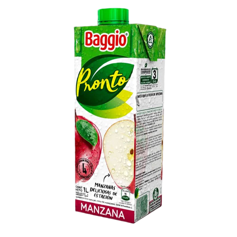 Jugo Baggio Manzana Roja 1 L