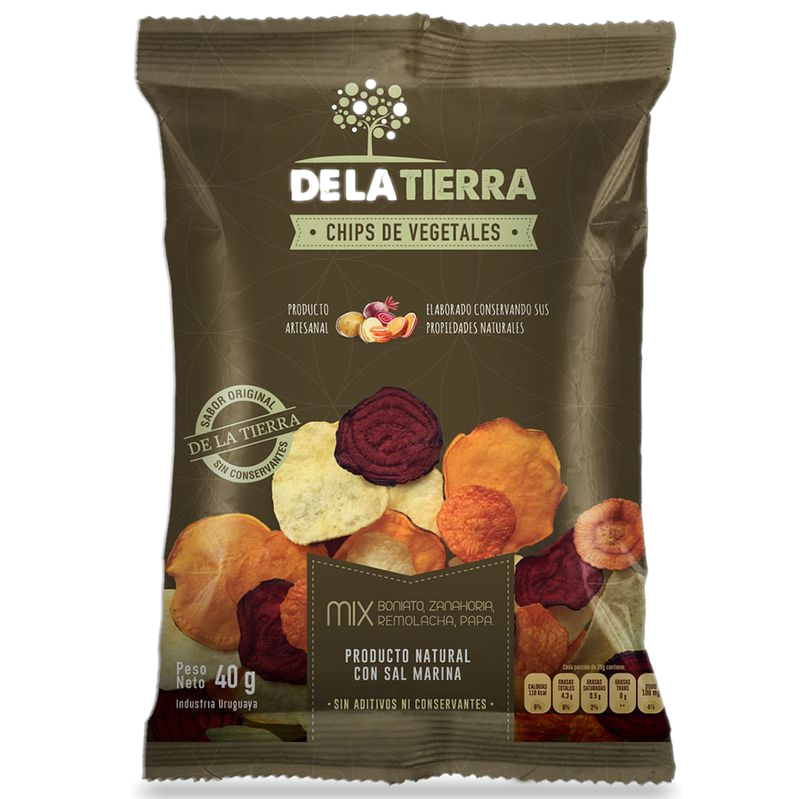 Chips De Vegetales De La Tierra 40 G