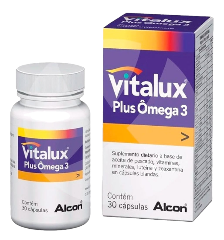 Vitalux Plus Omega 3 Oftálmico 30 Cápsulas