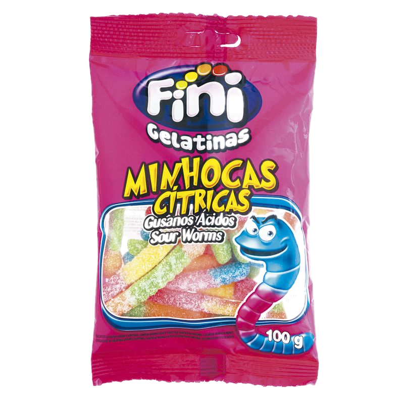 Gomitas Fini Minhocas Cítricas 100 G