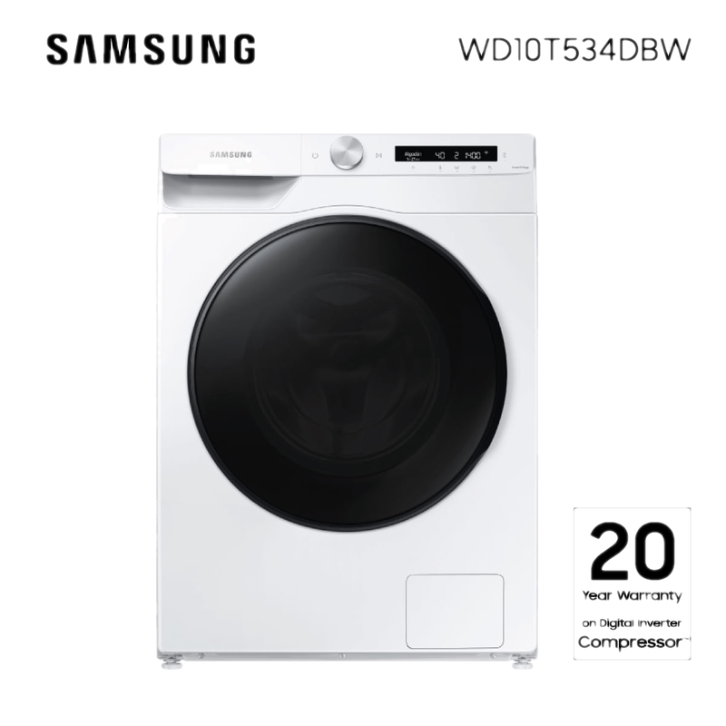 Lavasecarropa Inverter Samsung Wifi Ecobubble™ 10.5 Kg Wd10t534dbw