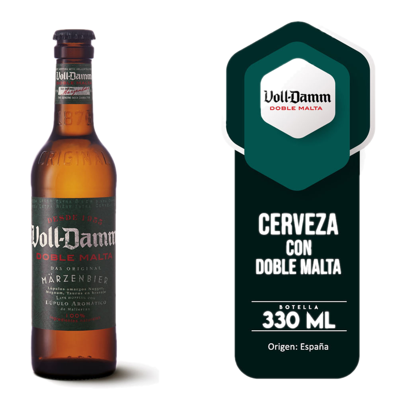 Cerveza Voll Damm Doble Malta 330 Ml