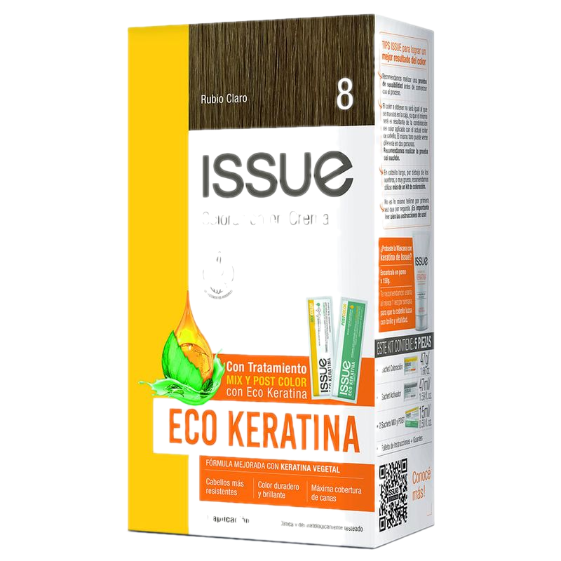 Coloración Issue Kit Keratina N° 8