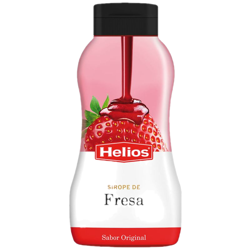 Salsa Para Postres Sabor Fresa Helios 295 G