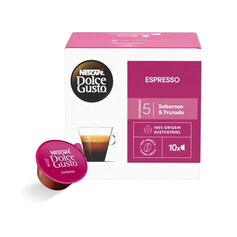 Cápsulas Café Espresso Dolce Gusto 10 Unidades