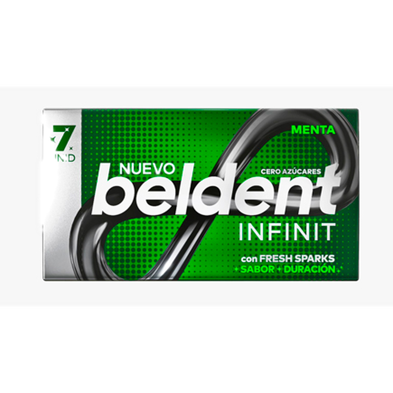 Chicle Beldent Infinit Menta 7 Unidades