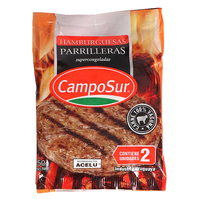 Hamburguesa Camposur Parrillera 2 Unidades