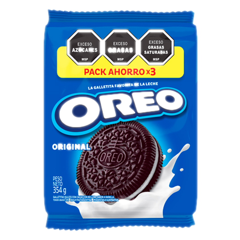 Galletas Rellenas Oreo Regular 354 G