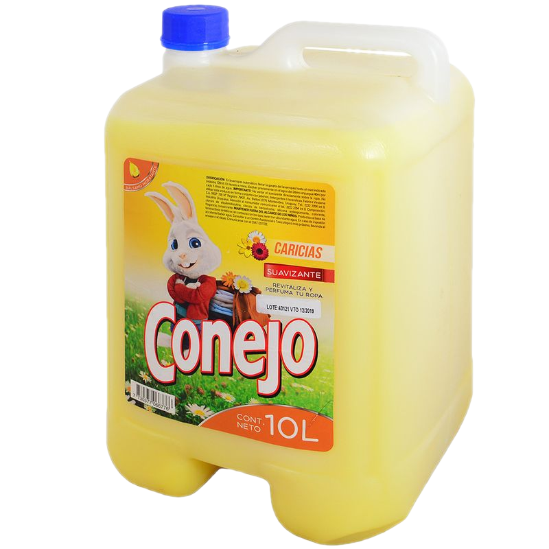 Suavizante Ropa Conejo Caricias 10 L