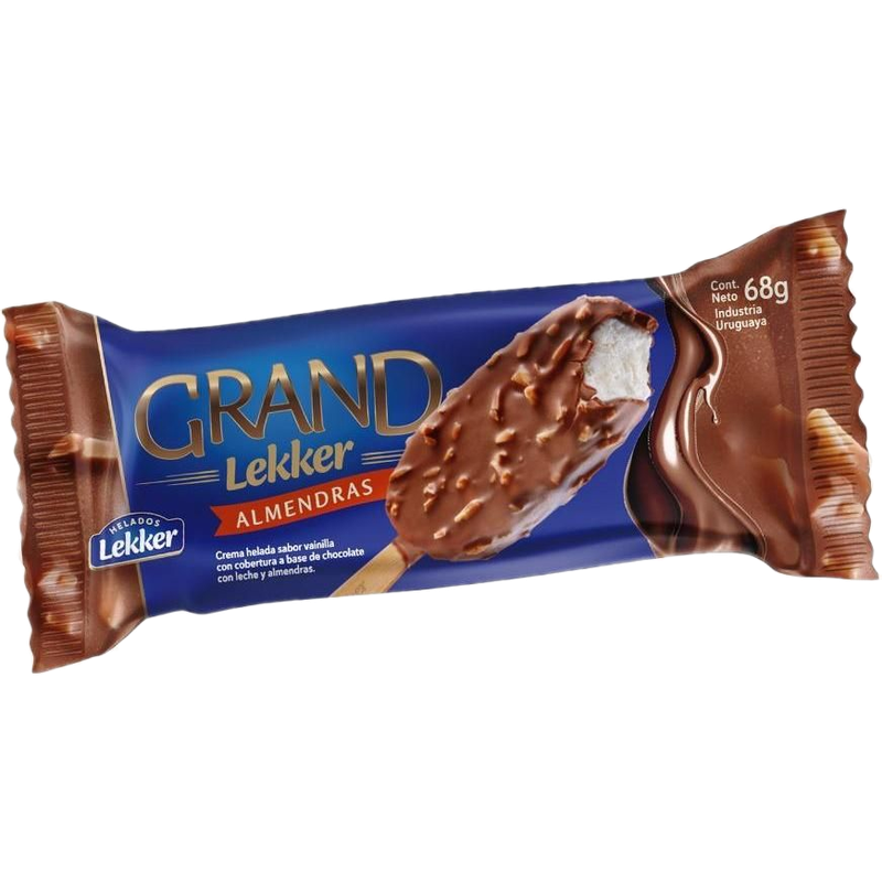 Paleta De Helado Grand Lekker De Almendras 68 G