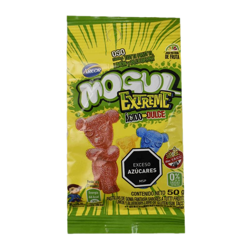 Gomas Mogul Arcor Oso Extrem 50 G