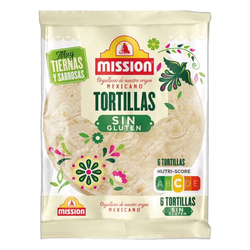 Tortillas Mission Sin Gluten (6 Unidades) 216 G