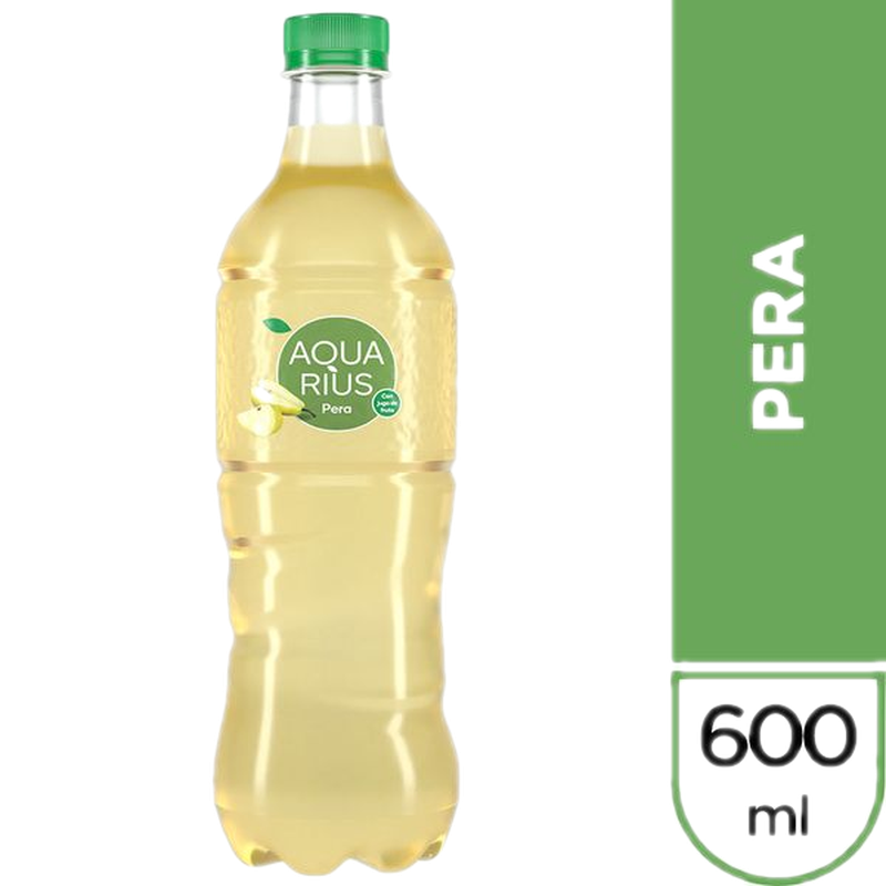 Agua Saborizada Aquarius Pera 600 Ml