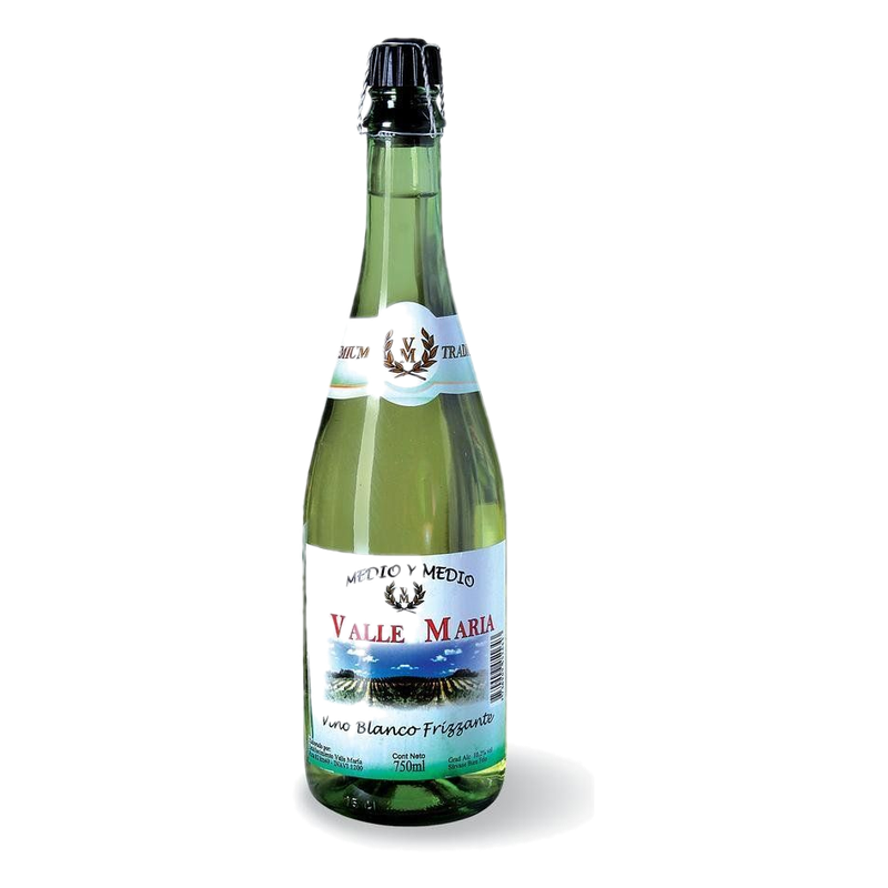 Vino Medio Y Medio Valle Maria Blanco 750 Ml