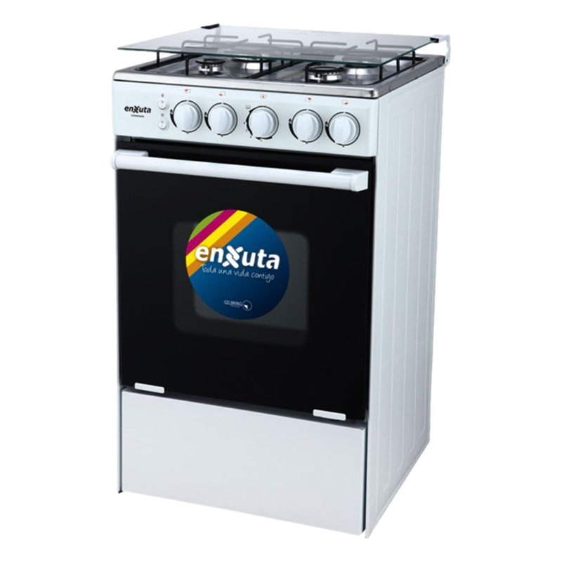 Cocina A Gas Enxuta 4 Hornallas Cenx9504w Blanca