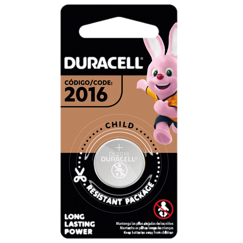 Pila Duracell Lithium Dl 2016/3 Vlts 1 Unidad