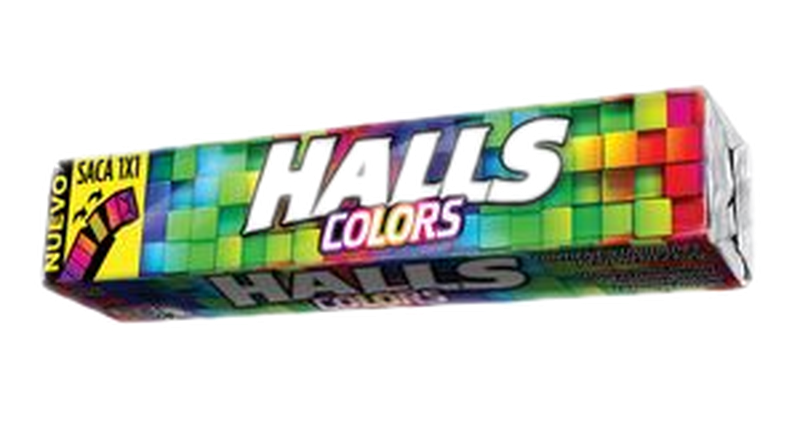 Pastillas Halls Color 9 Unidades