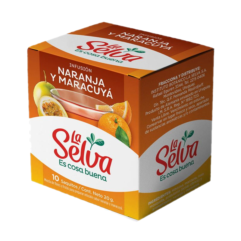Té La Selva Naranja Maracuyá 10 Unidades