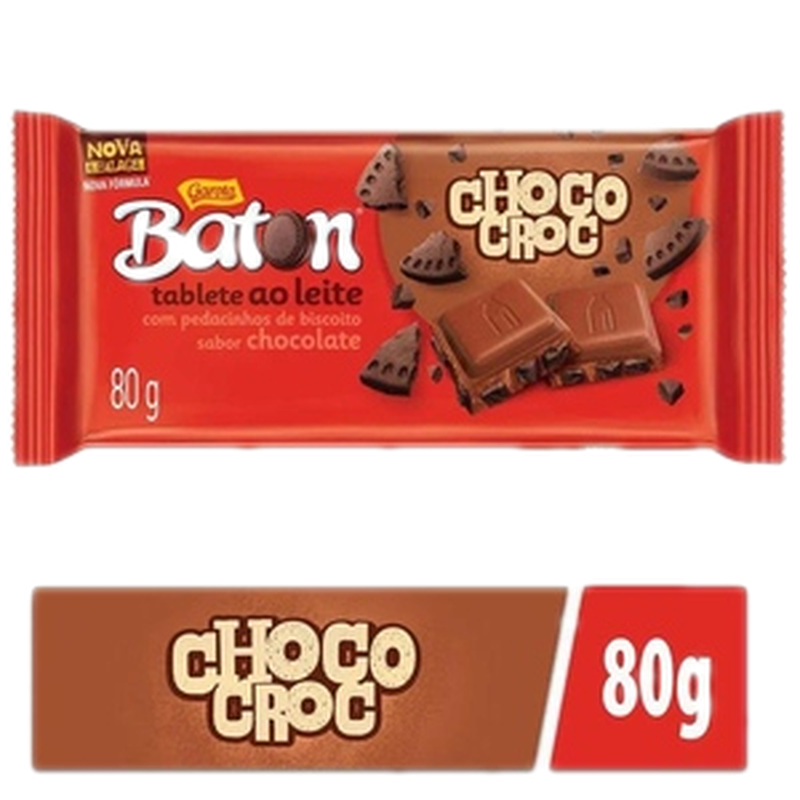 Chocolate Garoto 80 G Choco Croc