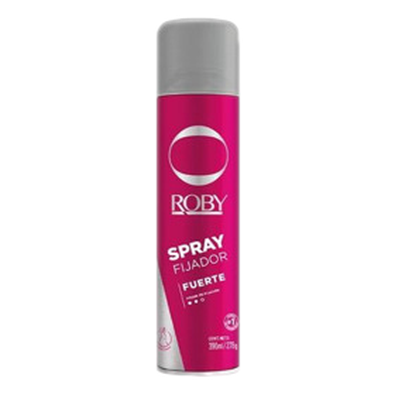 Roby Fijador Spray Fuerte [390 Ml]
