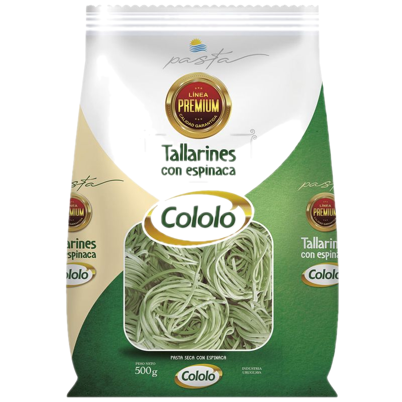 Tallarines Con Espinaca Premium Cololó 500 G