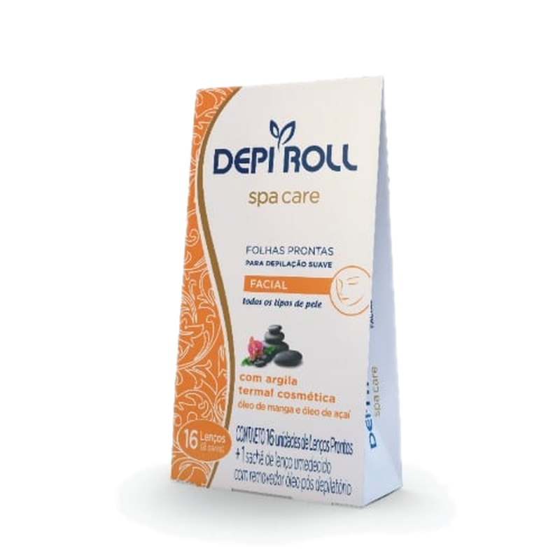 Bandas Depilatorias Depi-roll Faciales Spa Care 8 Unidades