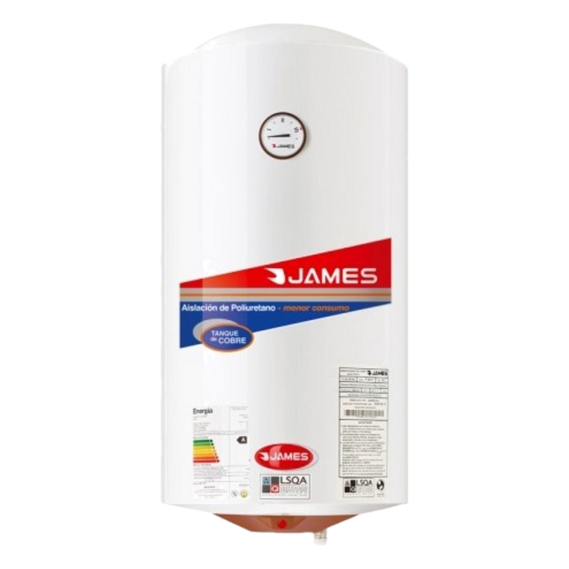 Calefón James Con Tanque De Cobre 60 L