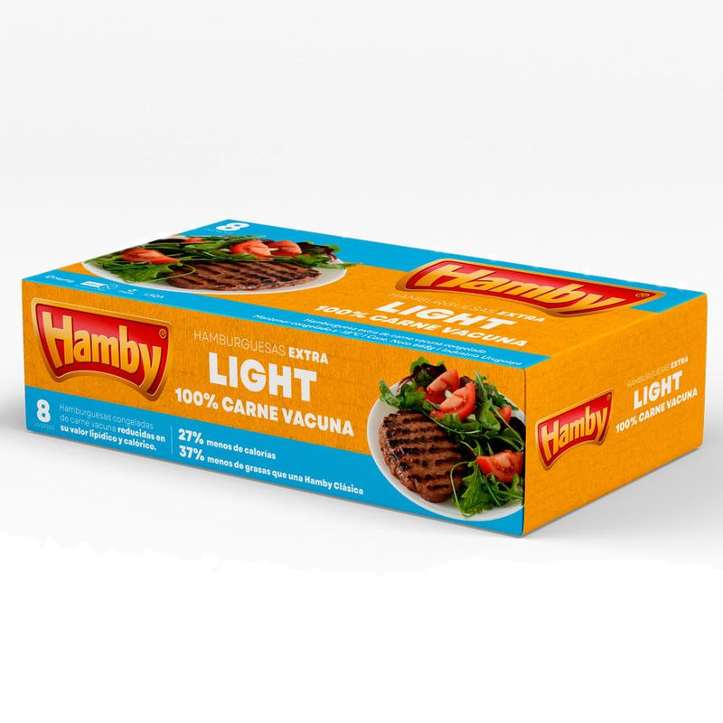 Hamburguesas Hamby Light 8 Unidades