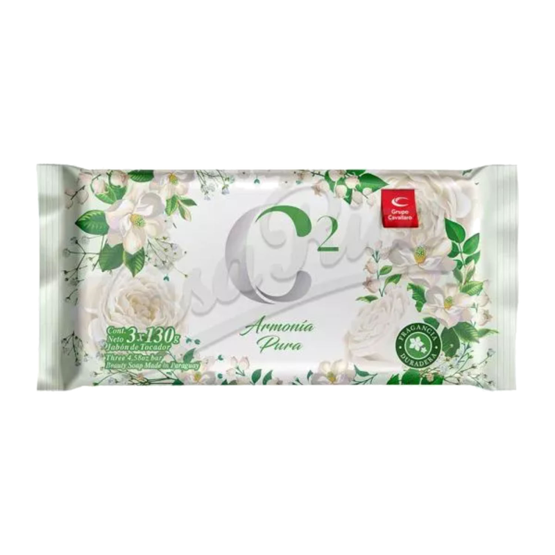 Pack 3 Unidades Jabón De Tocador C2 Clásico 130 G