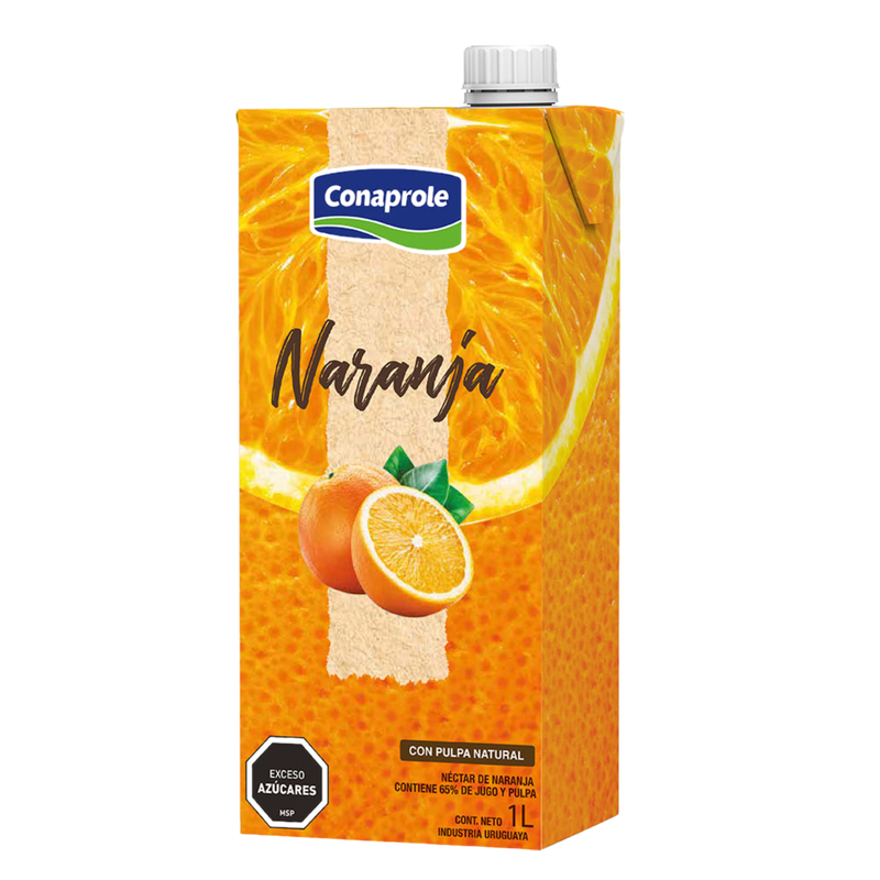 Jugo Conaprole Con Pulpa Naranja Slim 1 L 