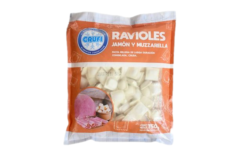 Ravioles De Jamón Y Muzzarella Crufi 750 G