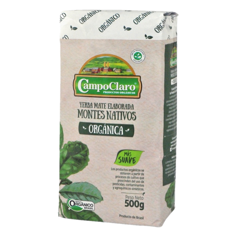 Yerba Mate Elaborada Montes Nativos Orgánica Campoclaro 500 G
