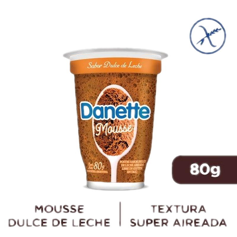 Postre Mousse Dulce De Leche 70 G Danette