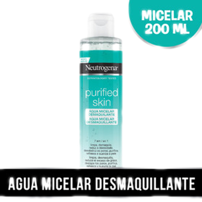 Neutrogena Purified Skin Agua Micelar Ttp [200 Ml]