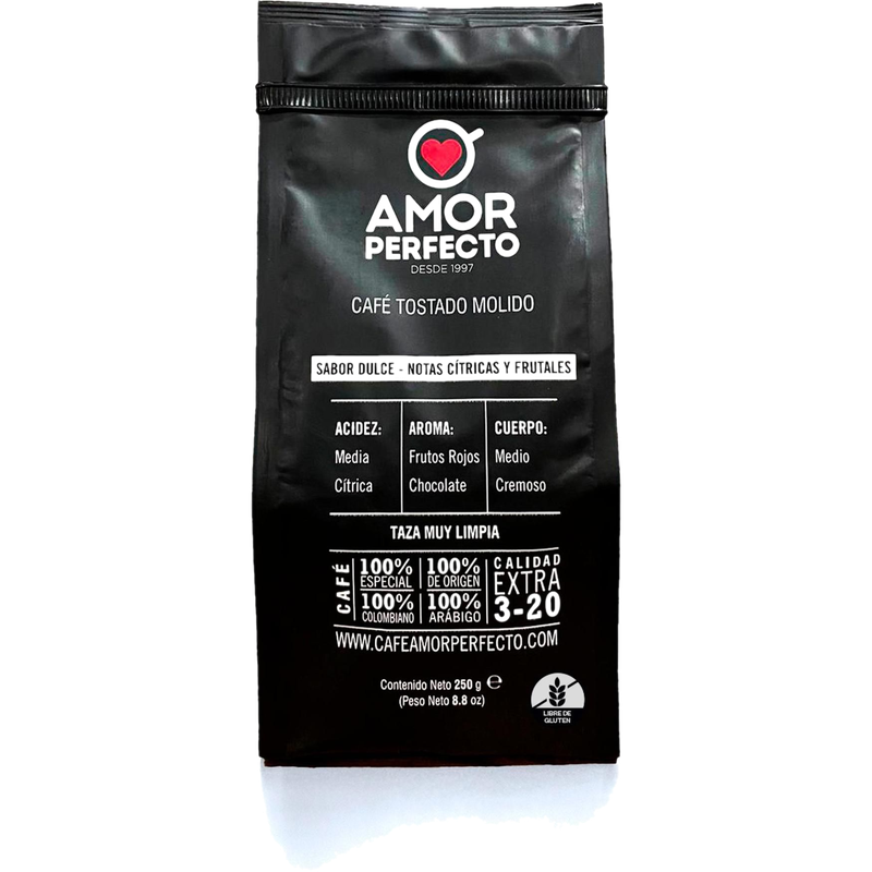 Café Amor Perfecto Colombiano Insignia Molido 250 G