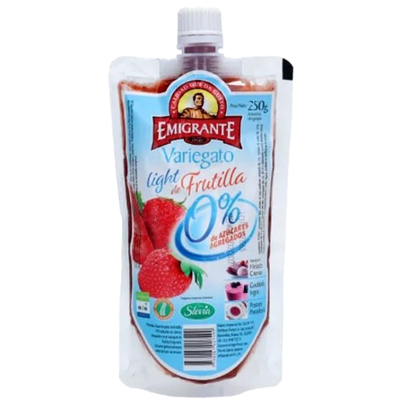 Pulpa De Fruta Emigrante Frutilla 0% 250 G